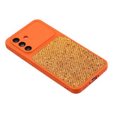 Samsung Galaxy A17 (5G) EIDERWOOD Fleksibelt Plast Bagside Cover m. Glitter - Orange