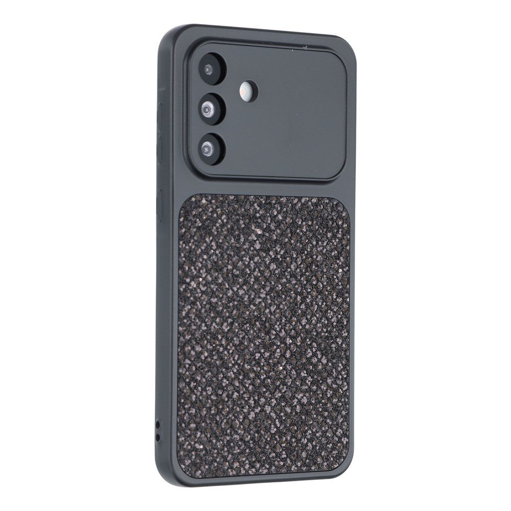 Samsung Galaxy A17 (5G) EIDERWOOD Fleksibelt Plast Bagside Cover m. Glitter - Sort