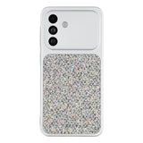 Samsung Galaxy A17 (5G) EIDERWOOD Fleksibelt Plast Bagside Cover m. Glitter - Sølv