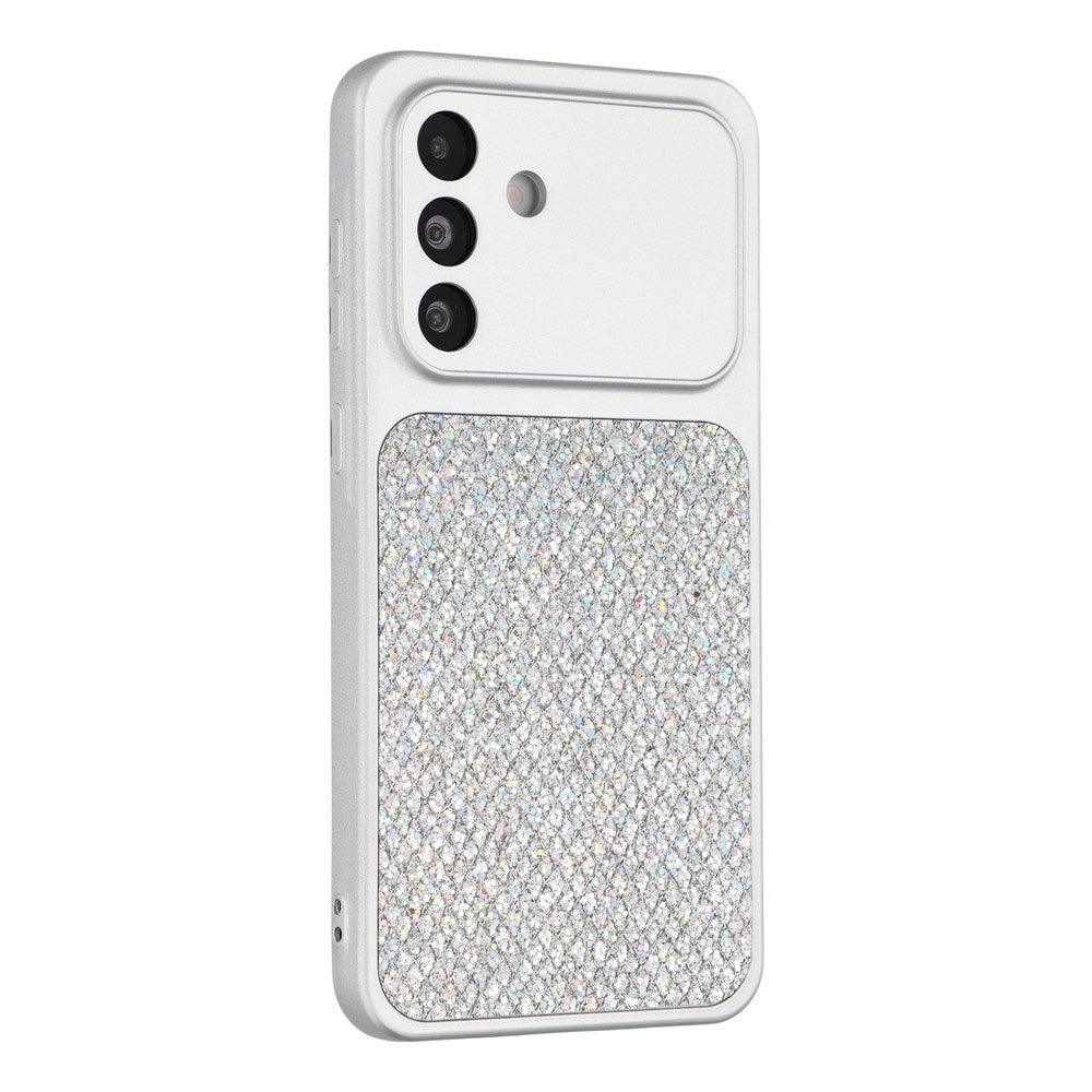 Samsung Galaxy A17 (5G) EIDERWOOD Fleksibelt Plast Bagside Cover m. Glitter - Sølv