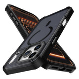 iPhone 17 Pro EIDERWOOD Mat Hybrid Plast Bagside Cover - MagSafe Kompatibel - Sort