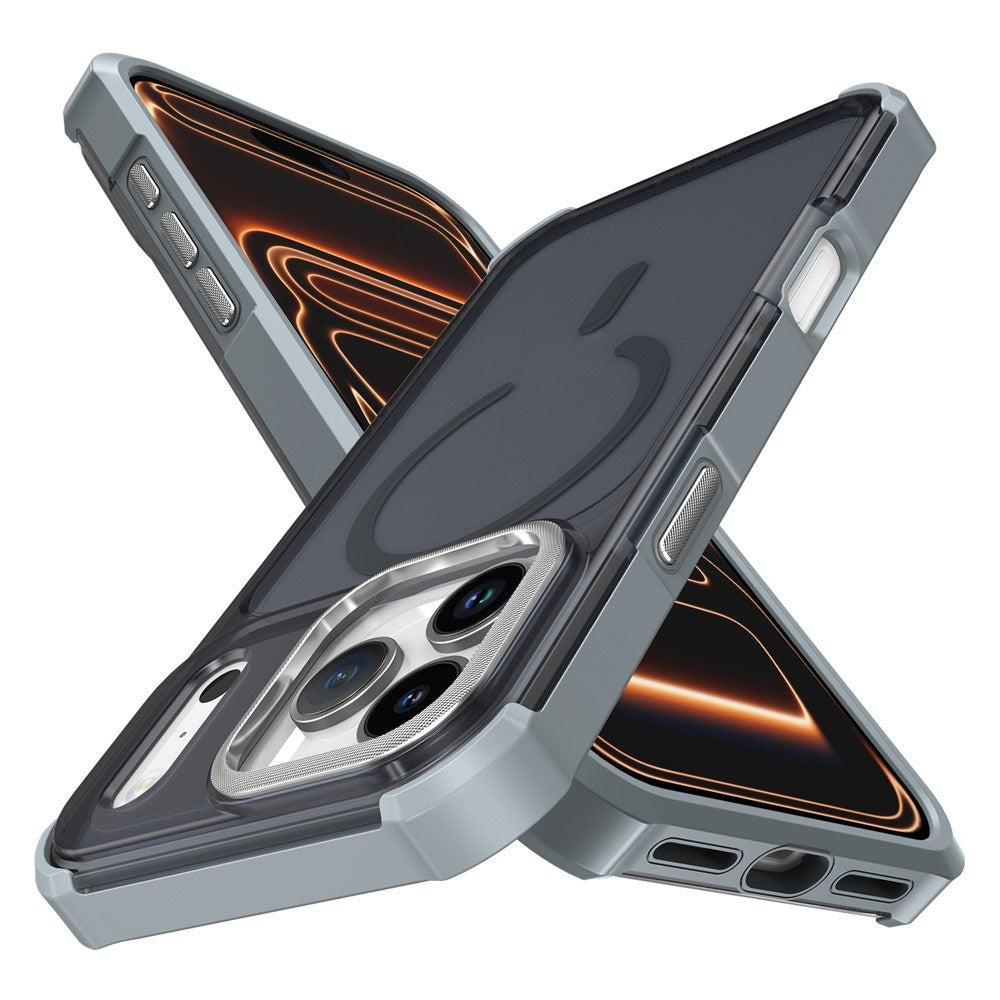 iPhone 17 Pro EIDERWOOD Mat Hybrid Plast Bagside Cover - MagSafe Kompatibel - Grå