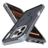 iPhone 17 Pro EIDERWOOD Mat Hybrid Plast Bagside Cover - MagSafe Kompatibel - Grå