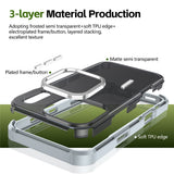 iPhone 17 Pro EIDERWOOD Mat Hybrid Plast Bagside Cover - MagSafe Kompatibel - Grå