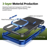 iPhone 17 Pro EIDERWOOD Mat Hybrid Plast Bagside Cover - MagSafe Kompatibel - Blå