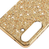 Samsung Galaxy A57 EIDERWOOD Glitter Bagside Cover - Guld