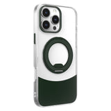 iPhone 14 / 13 EIDERWOOD Hybrid Mobilcover med Ståfunktion - MagSafe Kompatibel - Gennemsigtig / Grøn