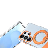 Samsung Galaxy S26 Ultra EIDERWOOD Hybrid Mobilcover med Ståfunktion - MagSafe Kompatibel - Gennemsigtig / Grøn