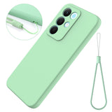Realme C100 EIDERWOOD Silikone Bagside Cover m. Strop - Grøn