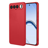 Realme 16 EIDERWOOD Foret Fleksibelt Plast Bagside Cover - Rød