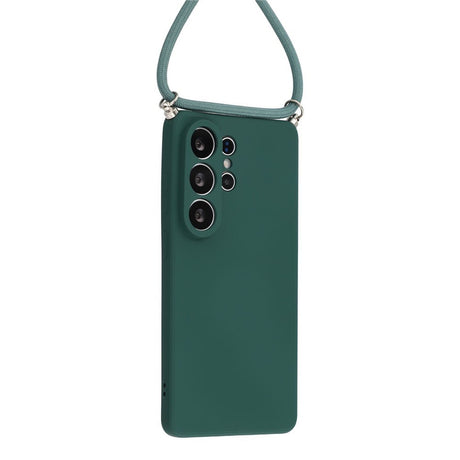 Samsung Galaxy S26 Ultra EIDERWOOD Foret Plast Bagside Cover m. Strop - Mørkegrøn