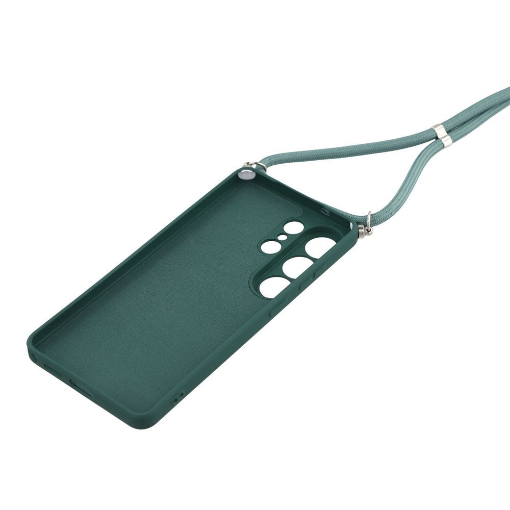 Samsung Galaxy S26 Ultra EIDERWOOD Foret Plast Bagside Cover m. Strop - Mørkegrøn
