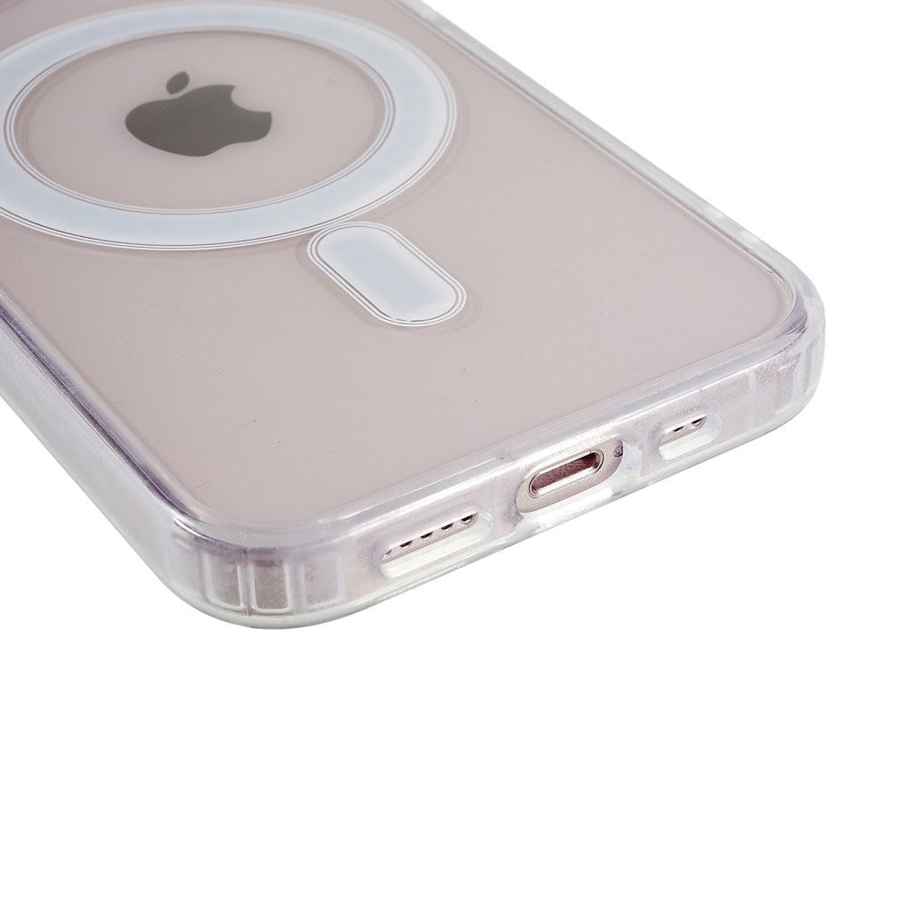 EIDERWOOD iPhone 13 Hybrid Plast Bagside Cover - MagSafe Kompatibel - Gennemsigtig / Hvid