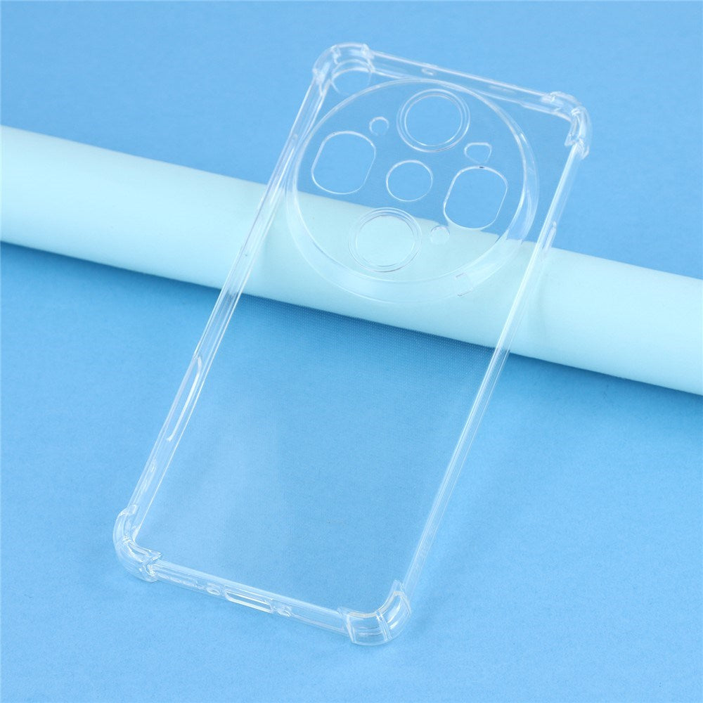 OPPO Find X9 Ultra EIDERWOOD Fleksibelt Plast Bagside Cover m. Stødabsorberende Hjørner - Gennemsigtig