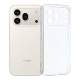 Honor 600 Pro EIDERWOOD Fleksibelt Plast Bagside Cover m. Stødabsorberende Hjørner - Gennemsigtig