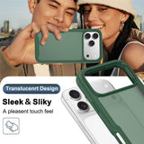 iPhone 18 Pro Max / 17 Pro Max EIDERWOOD Todelt Mat Hybrid Plast Bagside Cover - Grøn