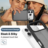 iPhone 18 Pro / 17 Pro EIDERWOOD Todelt Mat Hybrid Plast Bagside Cover - Sort