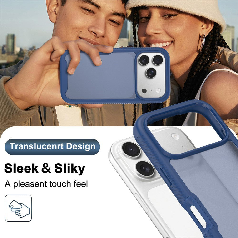 iPhone 18 Pro / 17 Pro EIDERWOOD Todelt Mat Hybrid Plast Bagside Cover - Blå