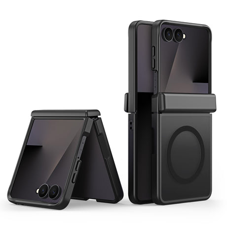 Samsung Galaxy Z Flip8 DUX DUCIS Hybrid Cover m. Mat Bagside - MagSafe Kompatibel - Sort
