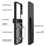 Samsung Galaxy Z Flip8 DUX DUCIS Hybrid Cover m. Mat Bagside - MagSafe Kompatibel - Sort