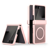 Samsung Galaxy Z Flip8 DUX DUCIS Hybrid Cover m. Mat Bagside - MagSafe Kompatibel - Lyserød