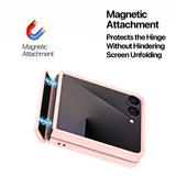 Samsung Galaxy Z Flip8 DUX DUCIS Hybrid Cover m. Mat Bagside - MagSafe Kompatibel - Lyserød