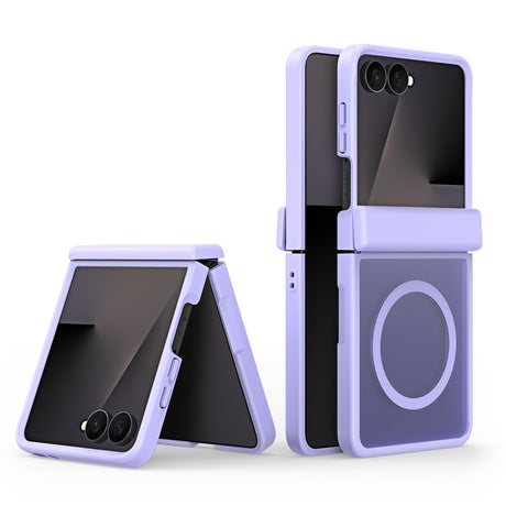 Samsung Galaxy Z Flip8 DUX DUCIS Hybrid Cover m. Mat Bagside - MagSafe Kompatibel - Lilla