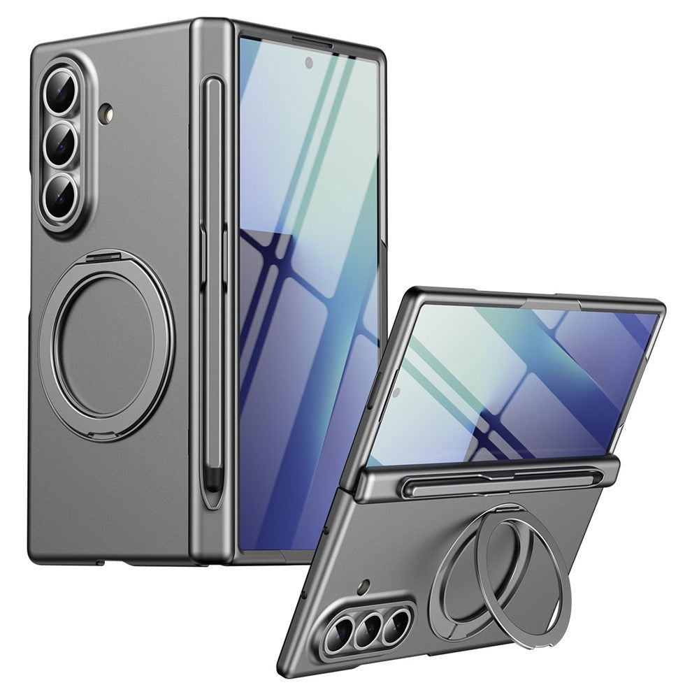 Samsung Galaxy Z Fold8 Ultra EIDERWOOD Mobilcover m. Skærmbeskyttelse & Ståfunktion - Grå