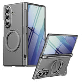 Samsung Galaxy Z Fold8 Ultra EIDERWOOD Mobilcover m. Skærmbeskyttelse & Ståfunktion - Grå