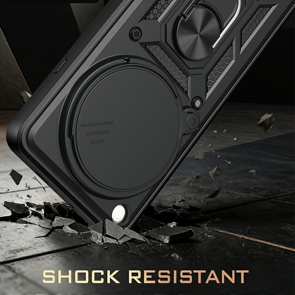 OPPO Find X9 Ultra EIDERWOOD Håndværkercase - 360° Roterbar Camslider / Kickstand  - Sort