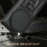 OPPO Find X9 Ultra EIDERWOOD Håndværkercase - 360° Roterbar Camslider / Kickstand  - Sort