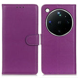 OPPO Find X9 Ultra EIDERWOOD Kunstlæder Flip Cover m. Kortholder - Lilla