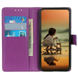OPPO Find X9 Ultra EIDERWOOD Kunstlæder Flip Cover m. Kortholder - Lilla