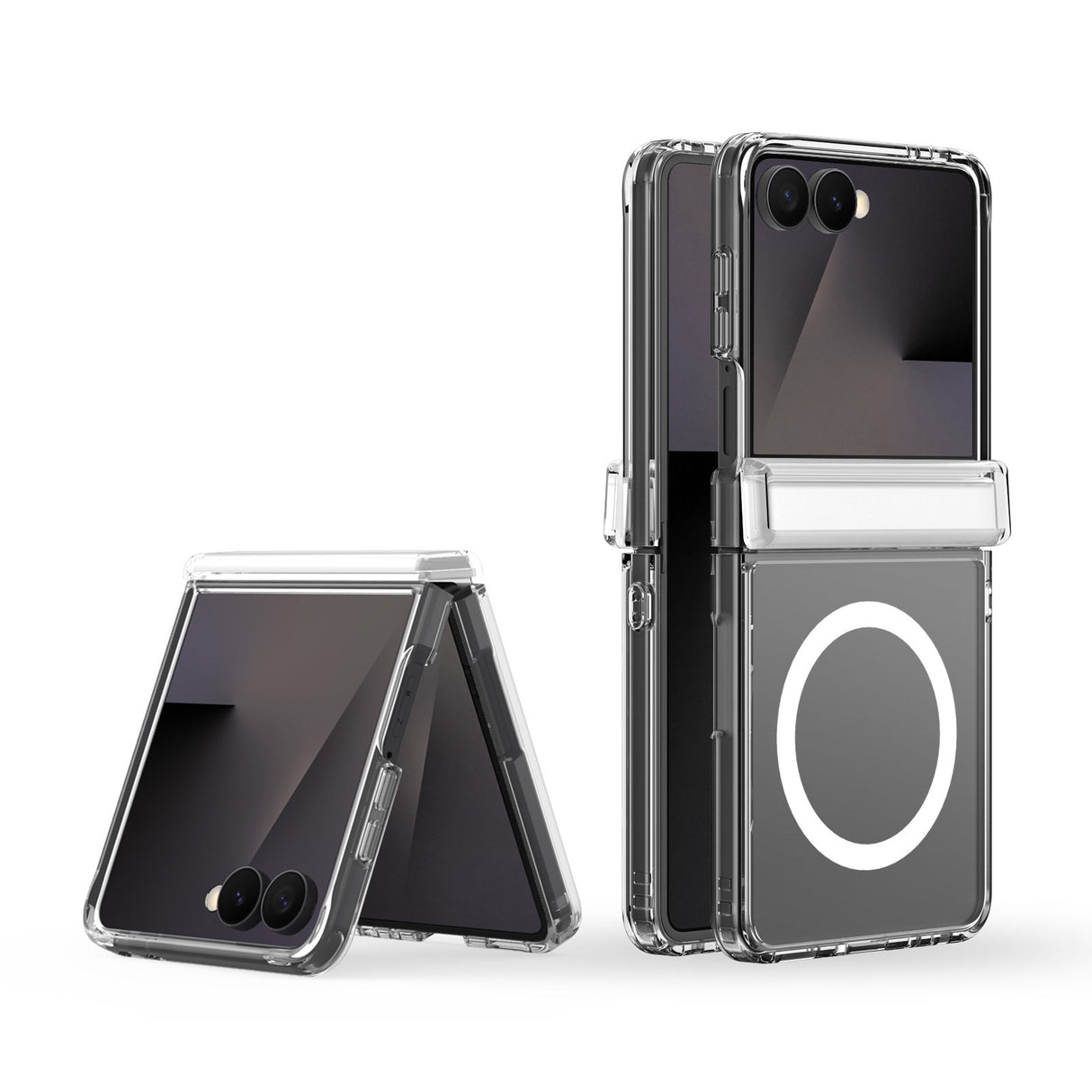 Samsung Galaxy Z Flip8 DUX DUCIS Hybrid Mobilcover - MagSafe Kompatibel - Gennemsigtig