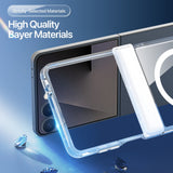 Samsung Galaxy Z Flip8 DUX DUCIS Hybrid Mobilcover - MagSafe Kompatibel - Gennemsigtig