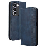 Realme C100 EIDERWOOD Kunstlæder Flip Cover m. Kortholder - Blå