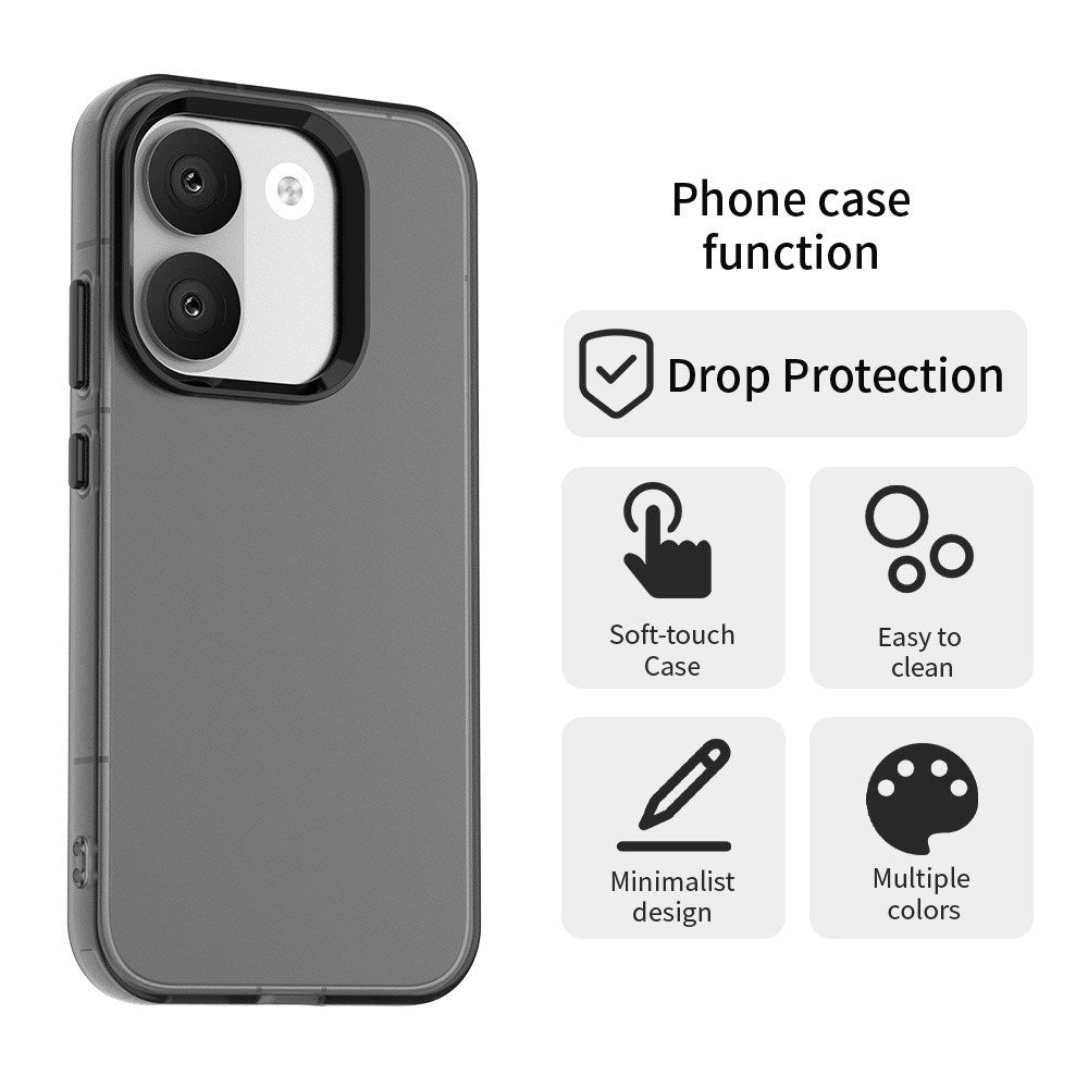 Xiaomi Poco X8 Pro EIDERWOOD Hybrid Mobilcover - Mat Bagside - Sort