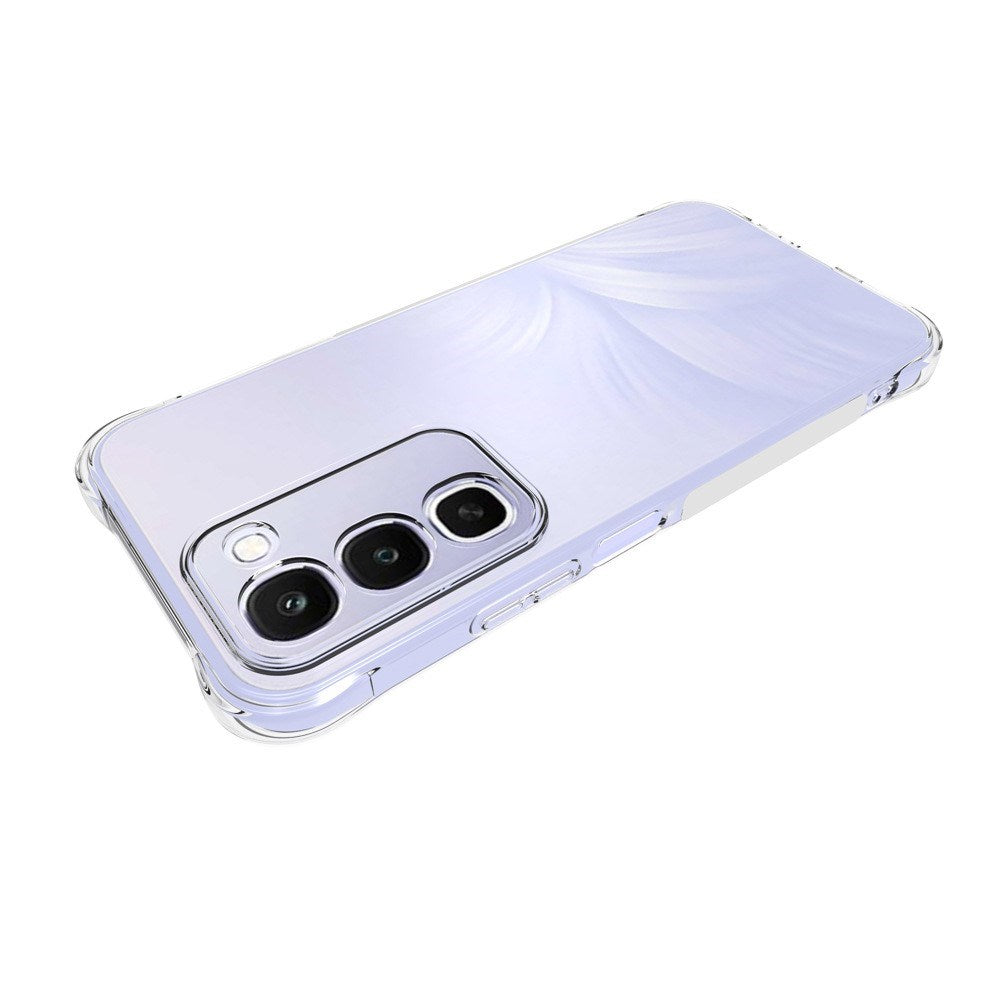 Realme C100 EIDERWOOD Fleksibelt Plast Bagside Cover m. Stødabsorberende Hjørner - Gennemsigtig