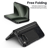 Google Pixel 11 Pro Fold EIDERWOOD Kunstlæder Mobilcover m. Hærdet Glas - Sort