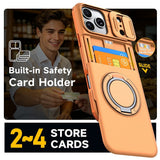 iPhone 18 Pro / 17 Pro EIDERWOOD Hybrid Plast Håndværker Cover m. Cam Slider - MagSafe Kompatibel - Orange