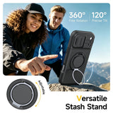 iPhone 18 Pro / 17 Pro EIDERWOOD Hybrid Plast Håndværker Cover m. Cam Slider - MagSafe Kompatibel - Sort