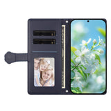 iPhone 18 Pro Max / 17 Pro Max Flip Cover - 3D Katteører - Kortholder - Ståfunktion - Lilla