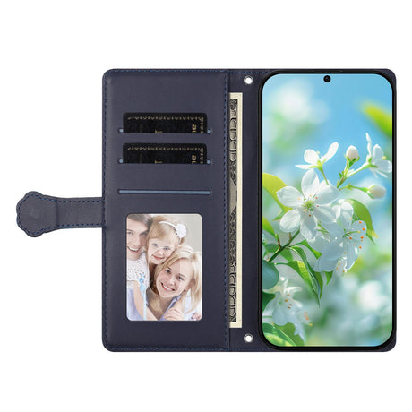 iPhone 18 Pro Max / 17 Pro Max Flip Cover - 3D Katteører - Kortholder - Ståfunktion - Mørkeblå