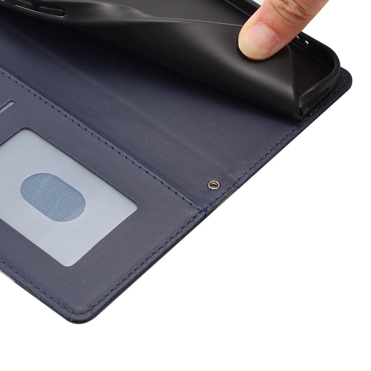 iPhone 18 Pro Max / 17 Pro Max Flip Cover - 3D Katteører - Kortholder - Ståfunktion - Lilla