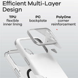 iPhone 17 Pro AULUMU Stødabsorberende Hybrid Mobilcover - MagSafe Kompatibel - Sort