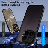 Xiaomi 17T Pro Hybrid Case m. Matteret Overflade - Sort / Gennemsigtig