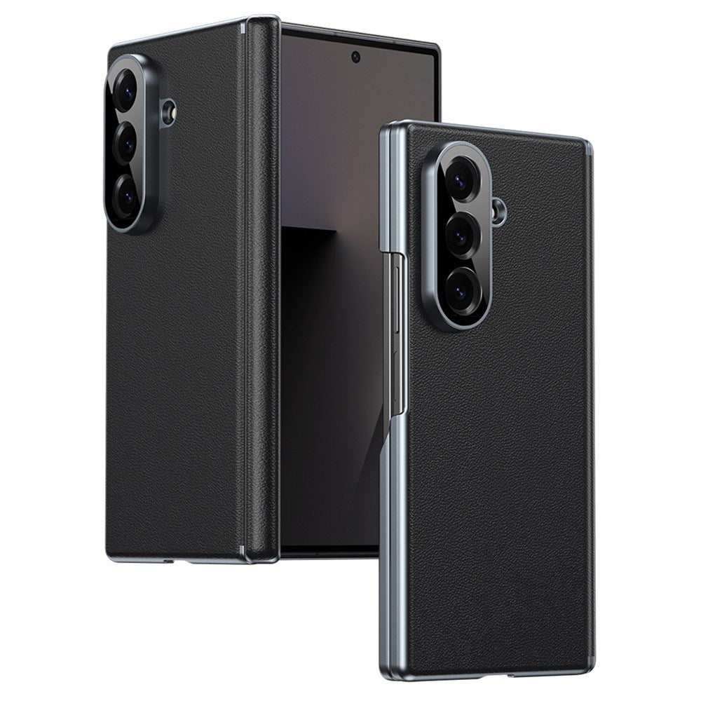Samsung Galaxy Z Fold8 Ultra Kunstlæder Mobil Cover - Sort