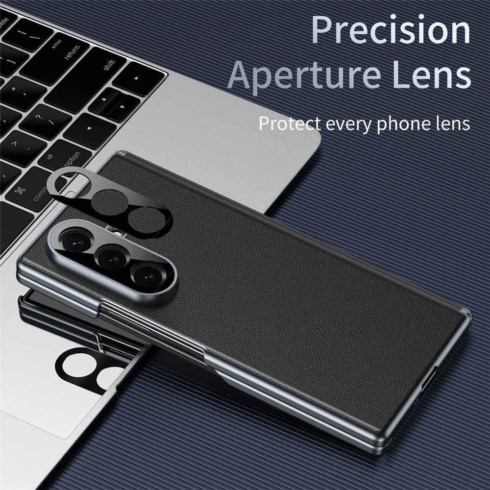 Samsung Galaxy Z Fold8 Kunstlæder Mobil Cover - Sort