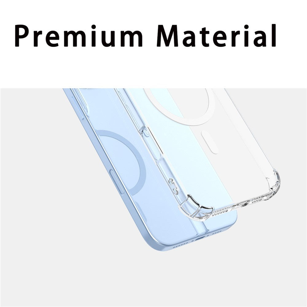 Motorola Edge 70 Pro EIDERWOOD Hybrid Plast Bagside Cover m. Stødabsorberende Hjørner - MagSafe Kompatibel - Gennemsigtig