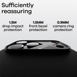 iPhone 17 Pro AULUMU Kunstlæder Mobilcover - MagSafe Kompatibel - Sort